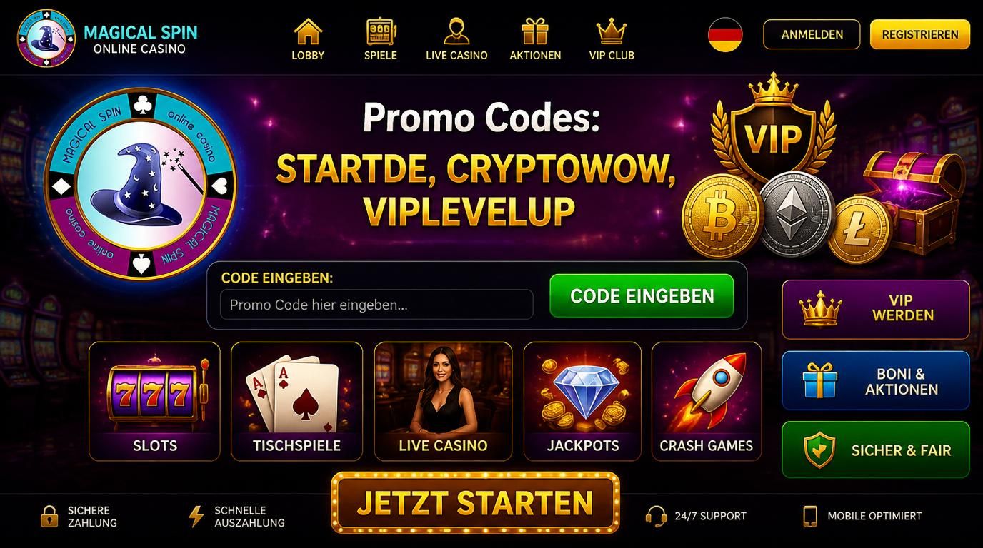  Ein Bild zeigt die Eingabe von Bonuscodes in der Kasse – STARTDE, CRYPTOWOW etc. 
