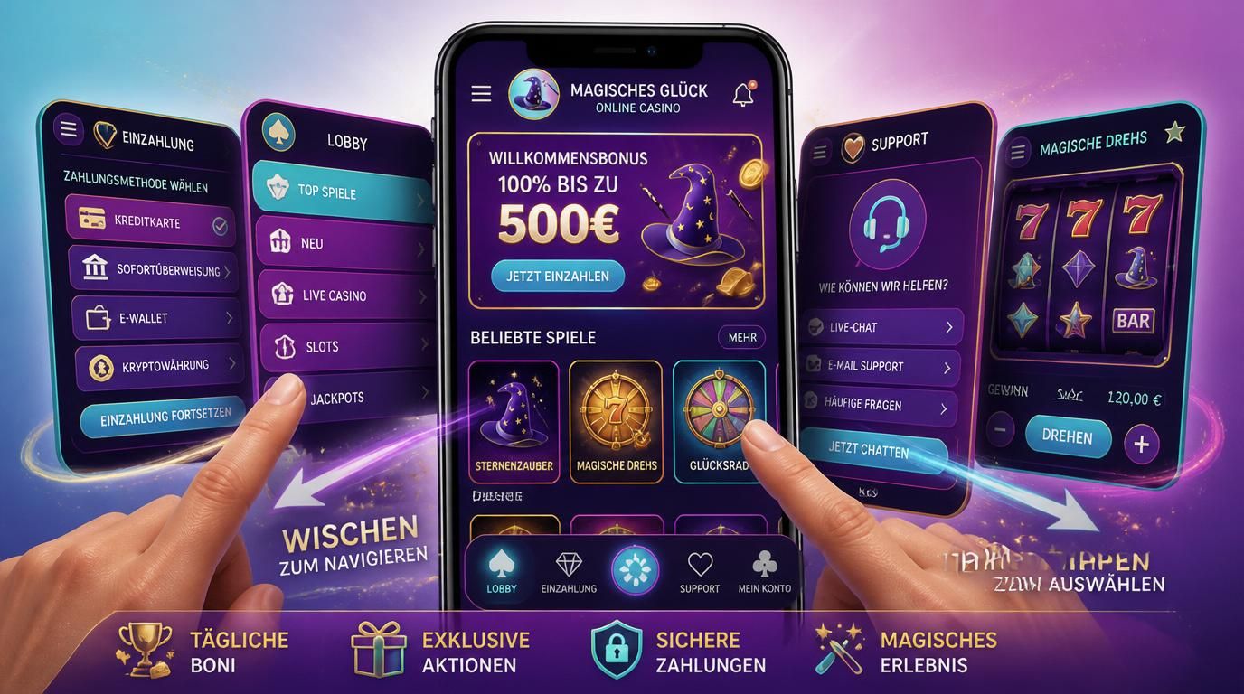 Schnelles Laden und Navigation in der App 